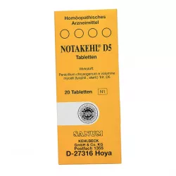 Нотакель D5 (Notakehl D5) табл. 20шт в Кемерове и области фото