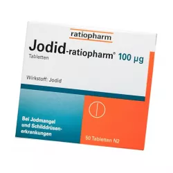 Йодид Ратиофарм (Калия Йодид) ГЕРМАНИЯ Ratiopharm 100мкг таб. №50 в Кемерове и области фото