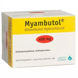 Этамбутол Миамбутол ФРАНЦИЯ Myambutol таб. 400мг №100 в Кемерове и области фото