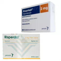 Рисполепт таб. 2мг (название Rispolept / Risperdal) №20 в Кемерове и области фото