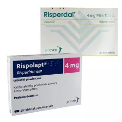 Рисполепт таб. 4мг (название Rispolept / Risperdal) №20 в Кемерове и области фото