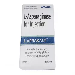 Аспарагиназа (L аспарагиназа) L-Aprakast 10000 МЕ лиоф. для приг. р-ра для инъек. №1 в Кемерове и области фото