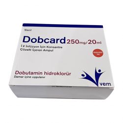 Добутамин Добкард Dobcard (dobutamine) р-р д/ин амп 250мг/20мл в Кемерове и области фото