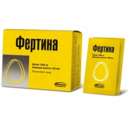 Фертина Инозит и Фолиевая кислота пак.саше 3г 30шт в Кемерове и области фото