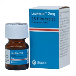 Лейкеран (Leukeran, Хлорамбуцил) в таблетках 2мг №25 в Кемерове и области фото