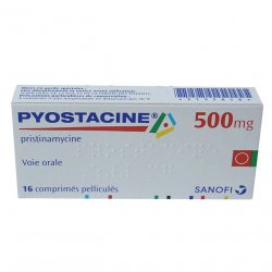 Пиостацин (Пристинамицин) таблетки 500мг №16 в Кемерове и области фото